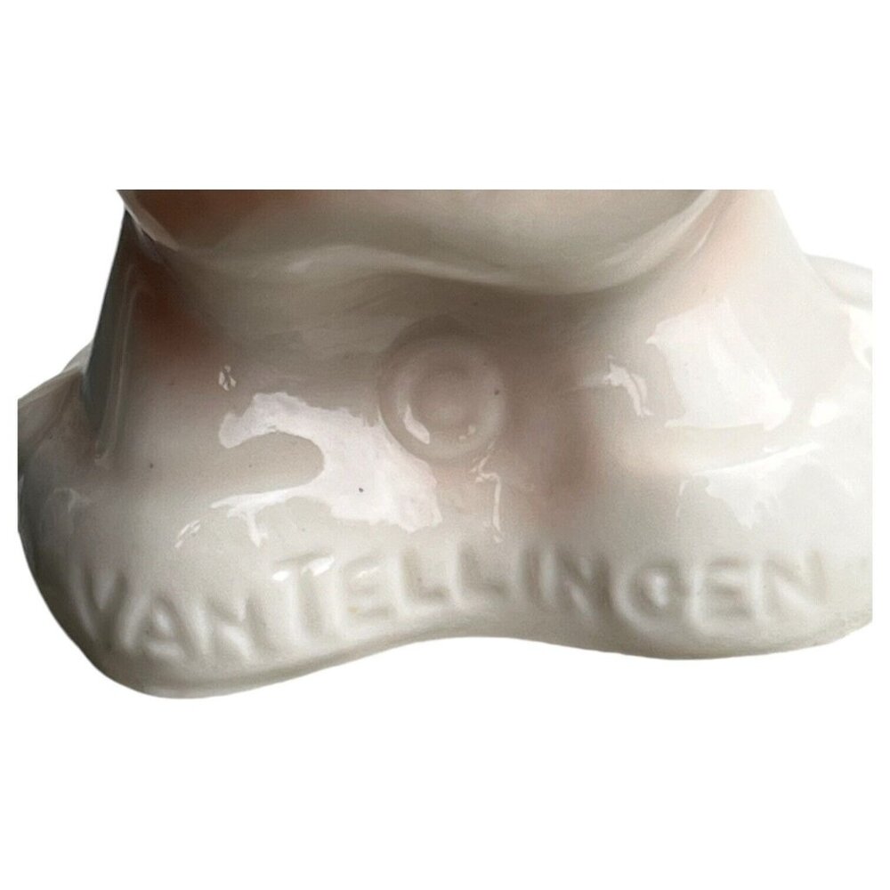Vintage VanTellingen Girl and Gray Lamb Hugger Salt & Pepper Shaker Set Huggable - Picture 8 of 12